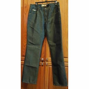 LONDON BLUE JEANS - SHINY STRAIGHT LEG JEANS
